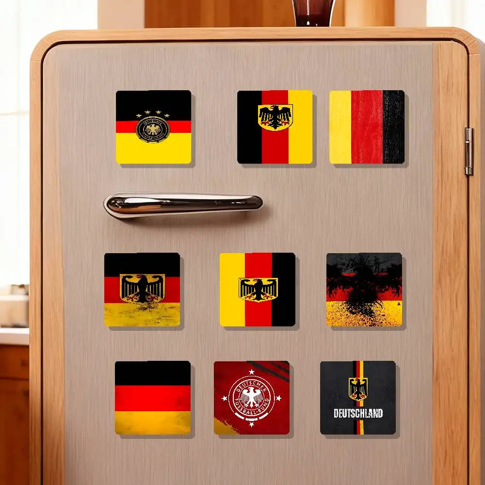 Germany Flag Refrigerator Magnets Cute Cartoon Magnetic Personality Decorations Creative Gifts