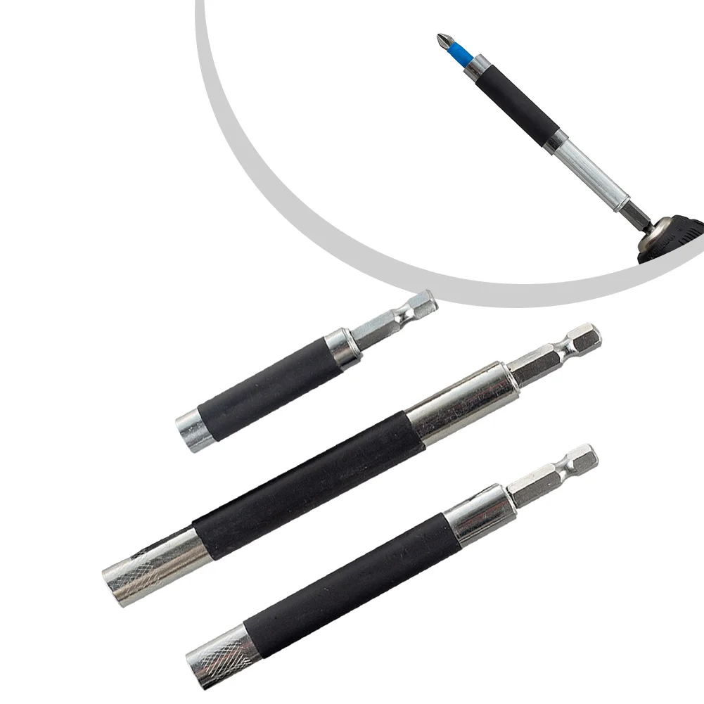 6PCS Magnetic Screw Drive Guide Set with Adjustable Length Bit Holders for Impact For Drivers and Power Drills