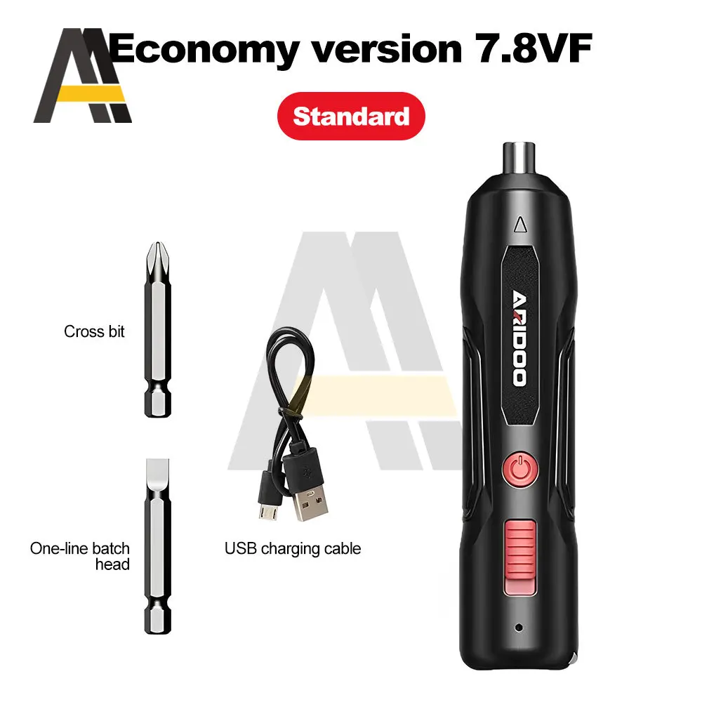 7.8VF Long Range Electric Screwdriver USB Charging Wireless Electric Screwdriver Set USB Powerful Wireless Screwdriver Drill