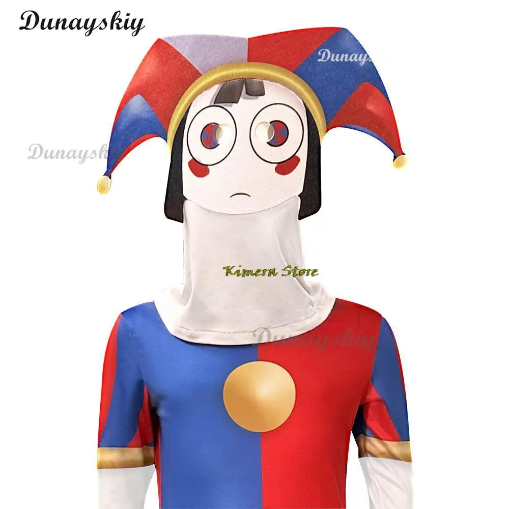 Pomni Cosplay Cartoon Costume Amazing Digital/Circus Cosplay Ragatha Jax Caine Cosplay Theater Children Christmas Kids Gifts