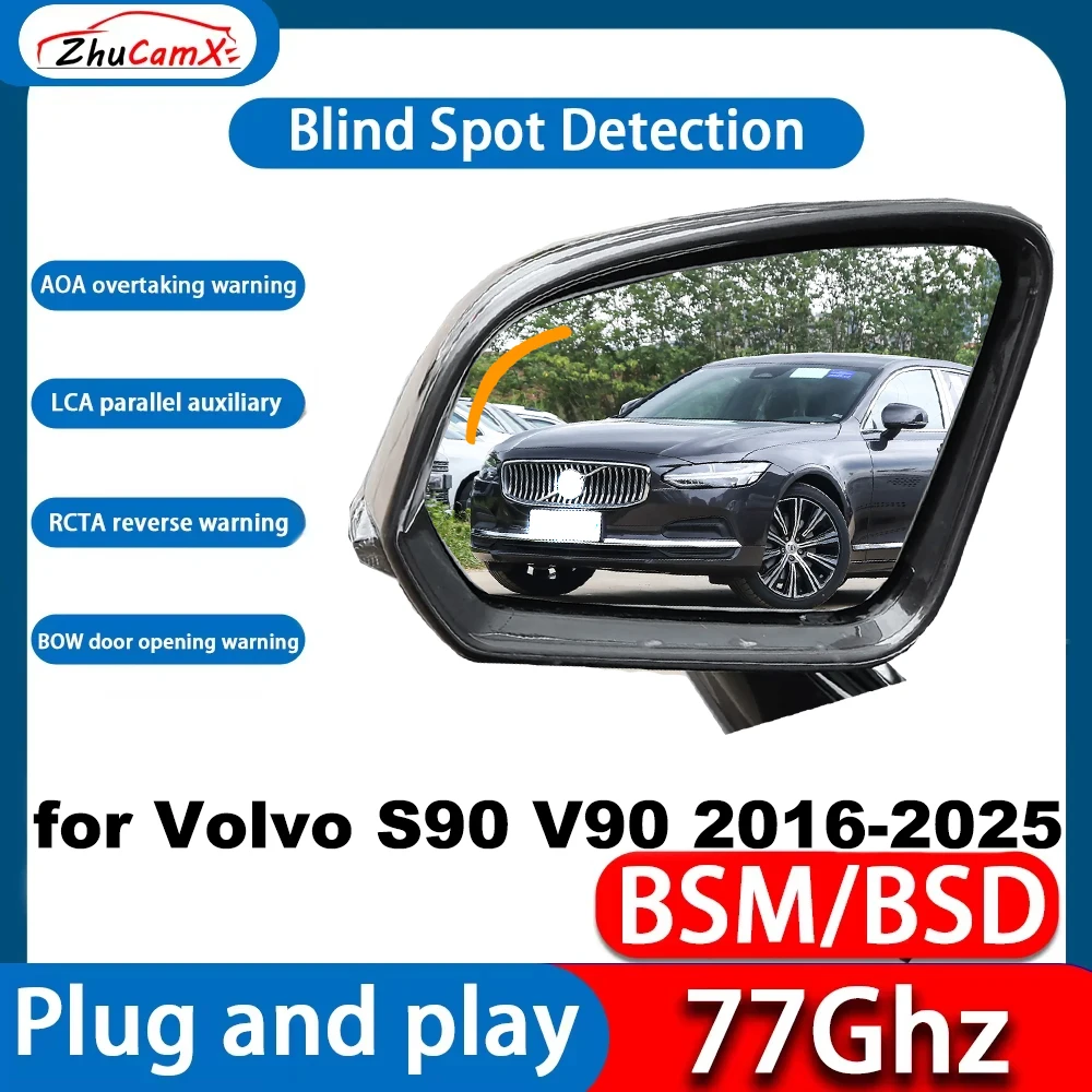 for Renault Thalia Symbol 2 Mk2 II 2008-2013 OEM Blind Spot Monitoring Warning Detection BSM BSD BSW System 77GHz Radar Detector