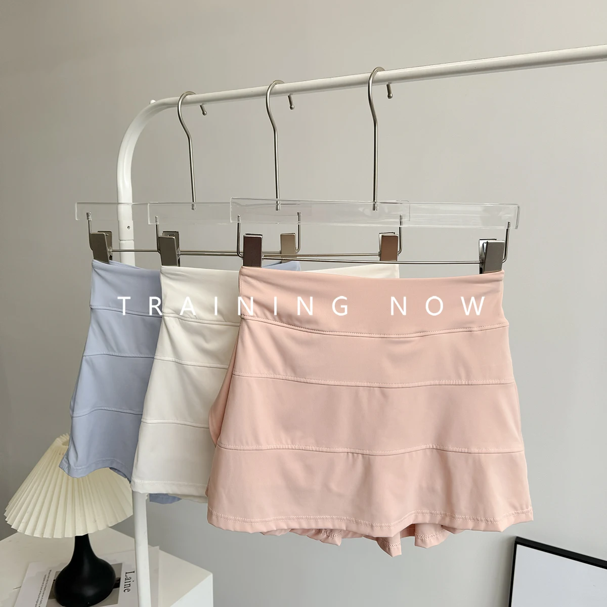 

Sports tennis skirt for women in summer quick-drying breathable running exercise skirt fake two-piece anti-exposure fitness