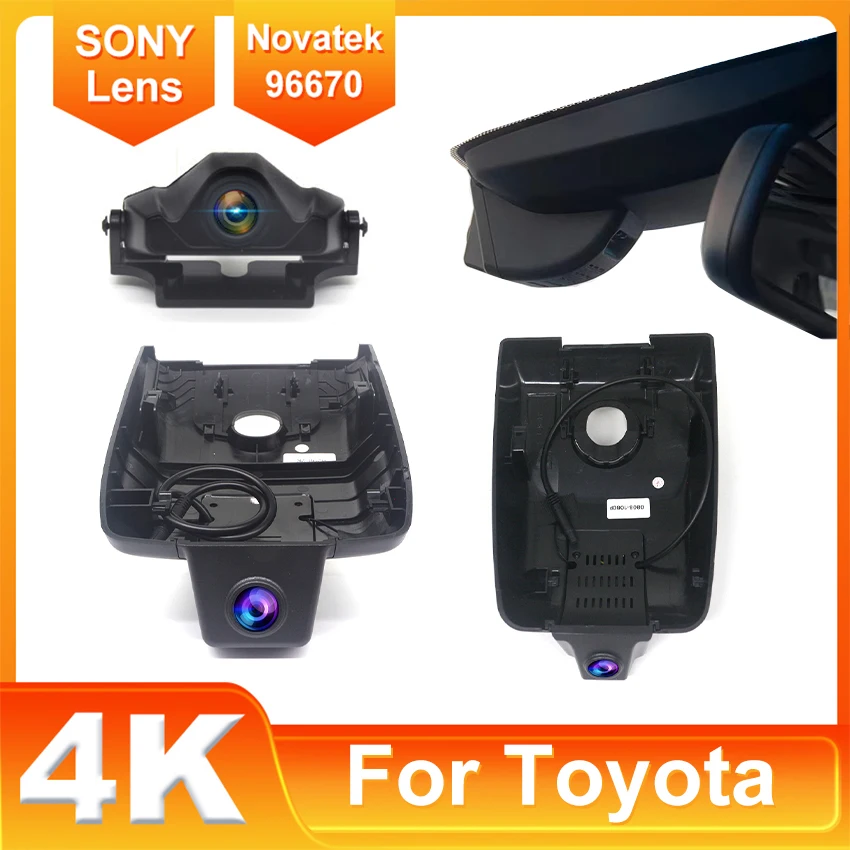 Car DVR for Toyota Camry 8th Gen (XV70) 2024 2023 2022 2021 2020 2019 2018 Dashcam,4K UHD Dash Cam Camera