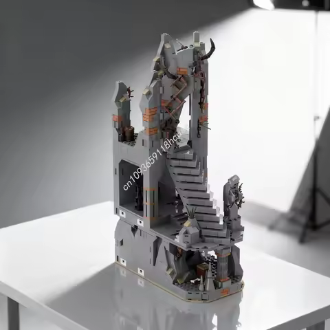 1136pcs MOC UCS Dol Guldur Part 3 8 Hobbit Lord Rings Model Christmas Gifts Toys Building Blocks Architecture DIY Creative Idea