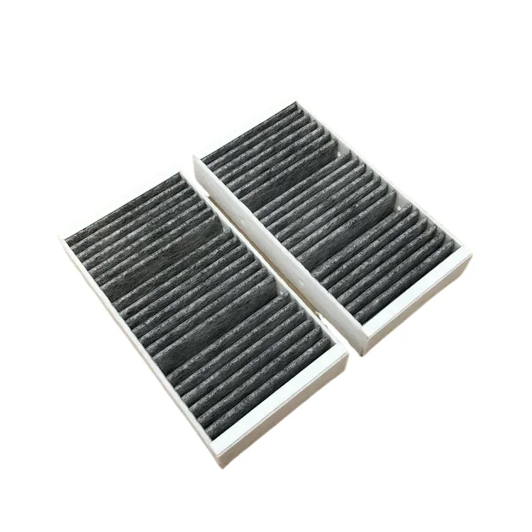 2Pcs Cabin Filter Car Air Conditioner A1668307201 For Mercedes Benz X166 W166 GLE250d GLE300 320 Coupe GLS500 GL350 400 450 ML