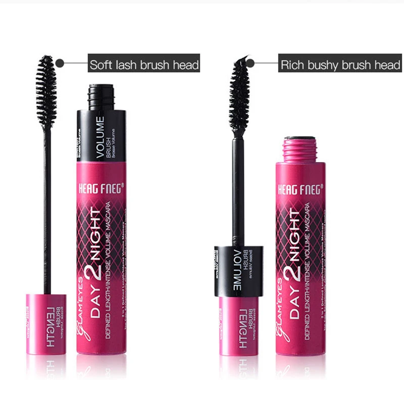 Eyelashe Mascara Waterproof Mascara Silk Fiber Long Lasting Eyelashes Extension Curling Thick Quick Dry Make Up Cosmetics