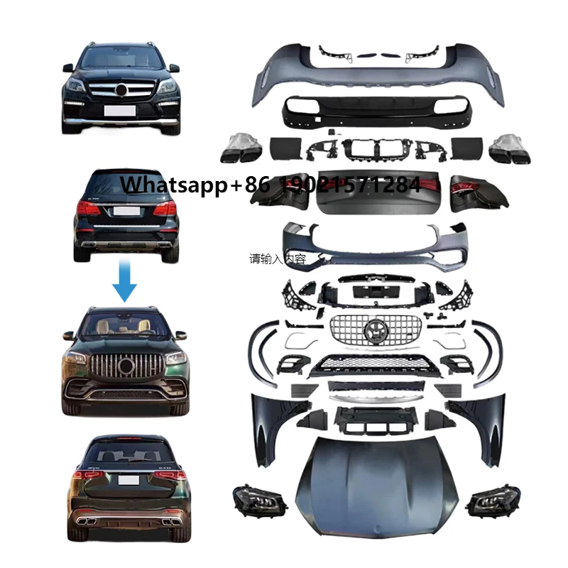 

Facelift Body Kits for Mercedes Benz W221 Upgrade to W223 Modification Kit Car Tuning Car Bumper