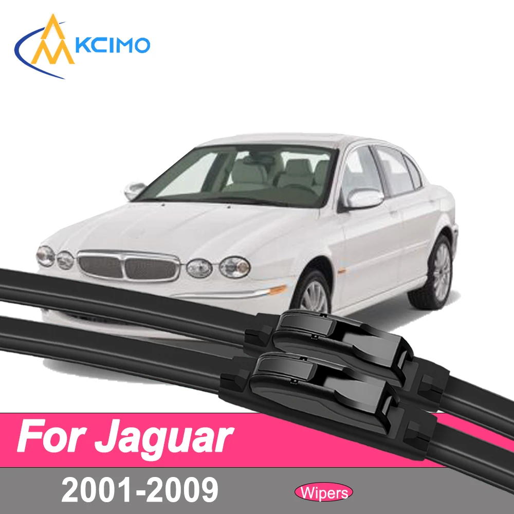 

Premium Rubber Durable Silent Front Windshield Wiper Blades 2pcs for Jaguar X-Type X400 2001-2009