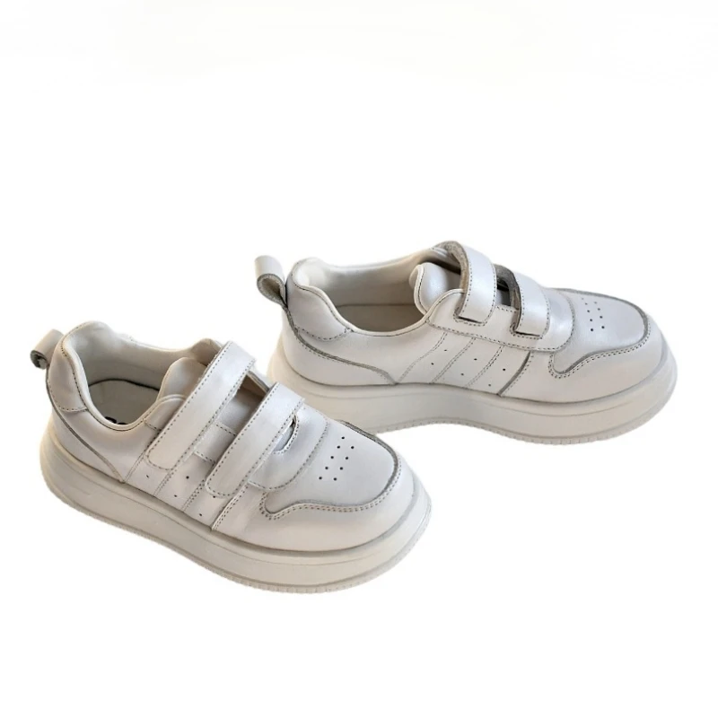 Autumn Real Leather Kids Skate Shoes Spring High Quality Cowhide Breathable Children's Casual Shoes Boys Flats