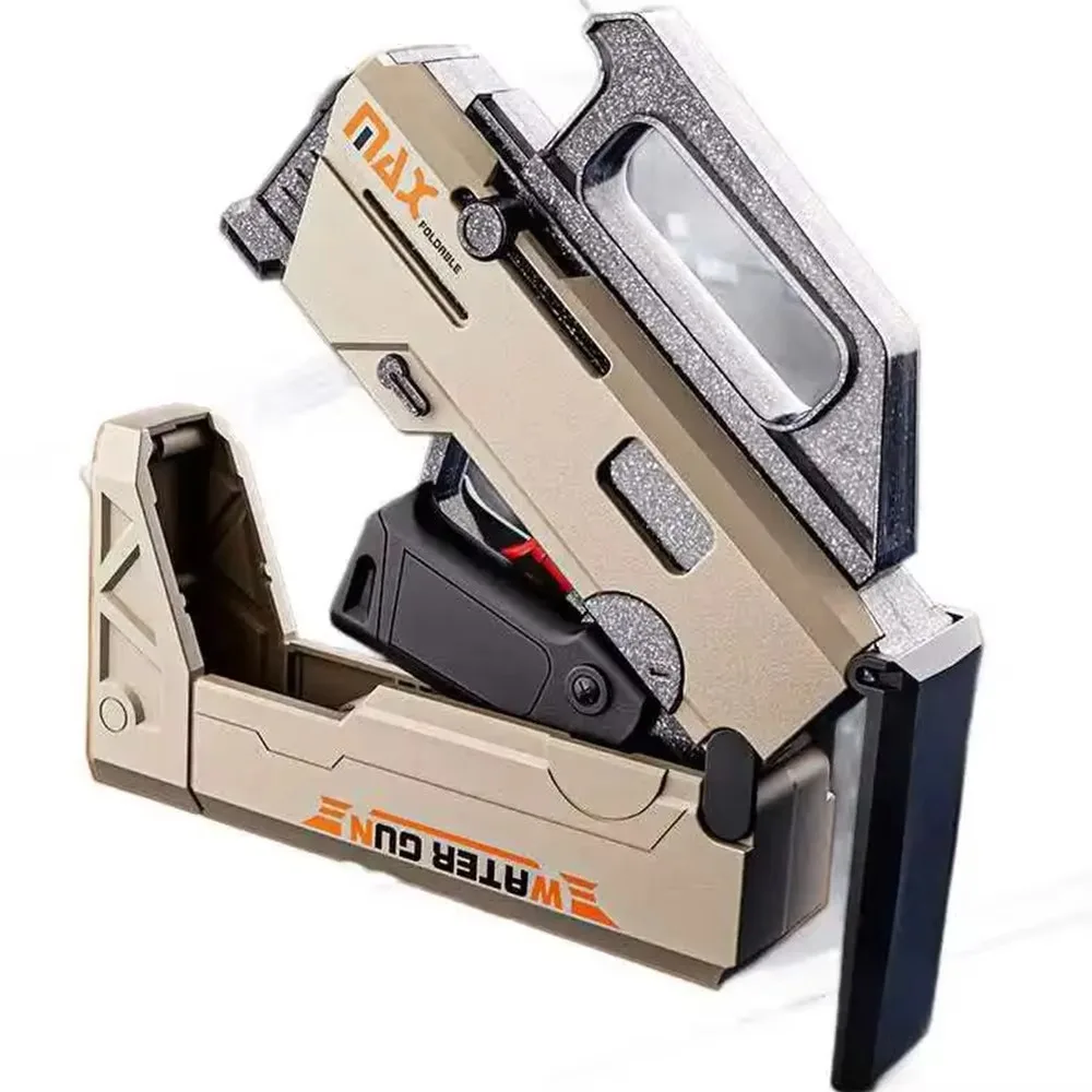 HOT NewFMG9 Folding Submachine Water Gun With Manual Continuous Firing Ultra Long Range Large Capacity Water Play Toys Water Gun view 4