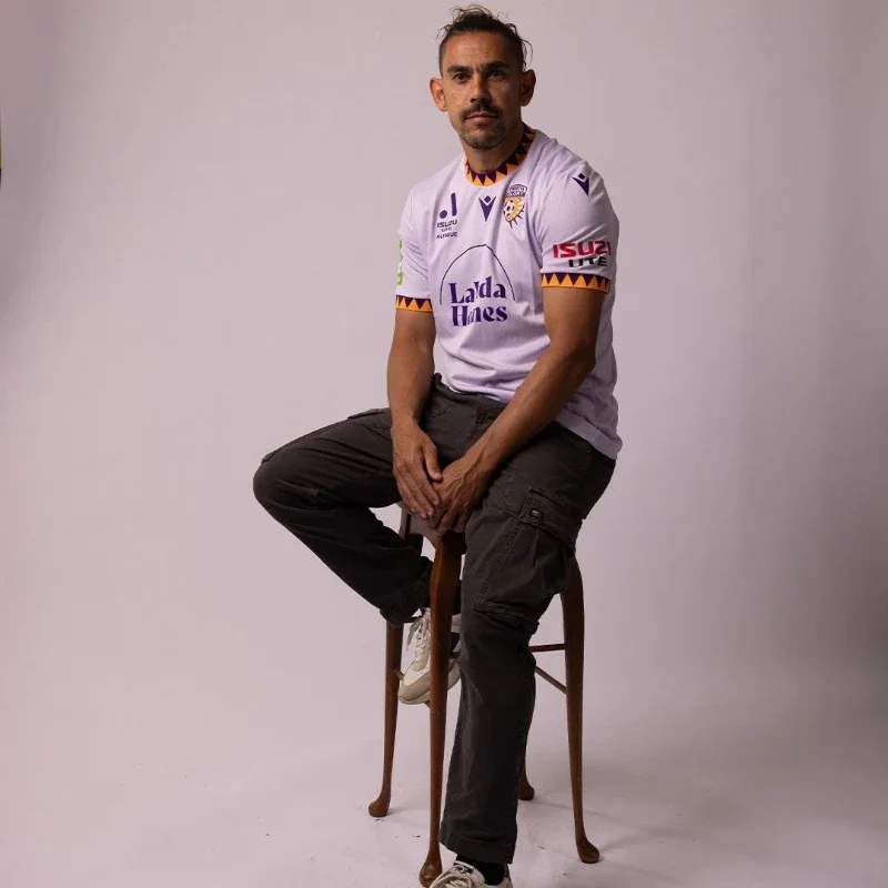 

New Men's Quick-drying T-shirt Perth Honor 24-25 Home Jersey Comfortable Sports Breathable Sweat-absorbing Short Sleeves