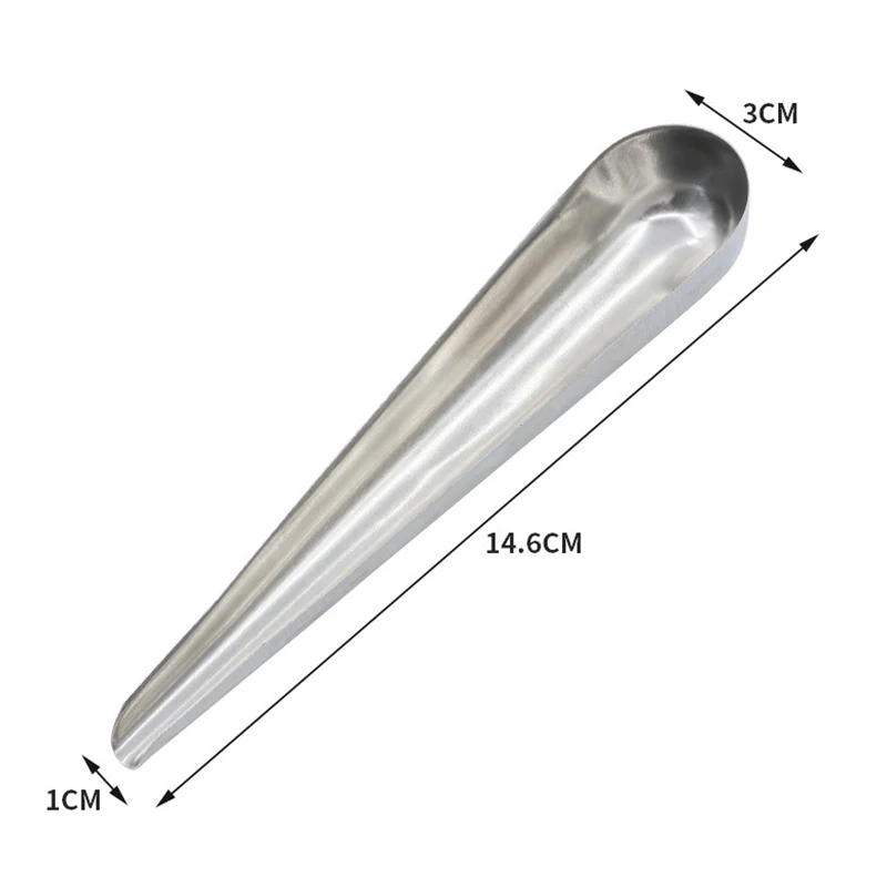 Parrot Food Dispenser Bird Feeder Metal Bird Food Spoon Bird Supplies Cage Tools Convenient Tool For Adding Parrot Food