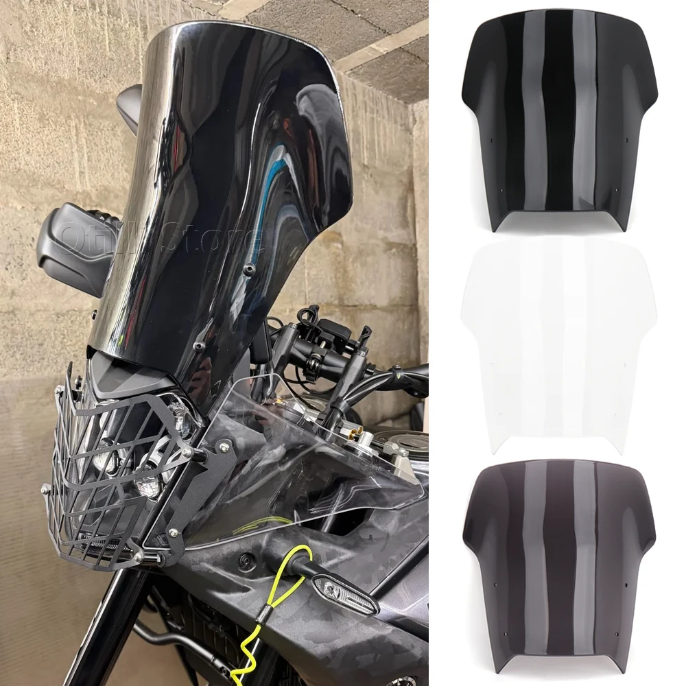 

For Yamaha Tenere-700 XT700Z 2021-2024 Tenere 700 Tenere700 Windshield Motorcycle Windscreen Motorbike Wind Deflector Protector