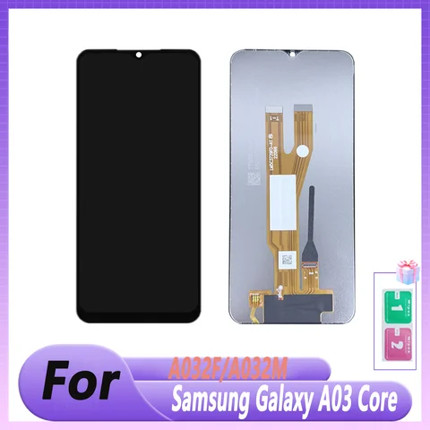 A032F/A032M 교체 LCD 용 삼성 갤럭시 A03 코어 LCD 디스플레이 터치 스크린 디지타이저 어셈블리 용 TFT 6.5 인치