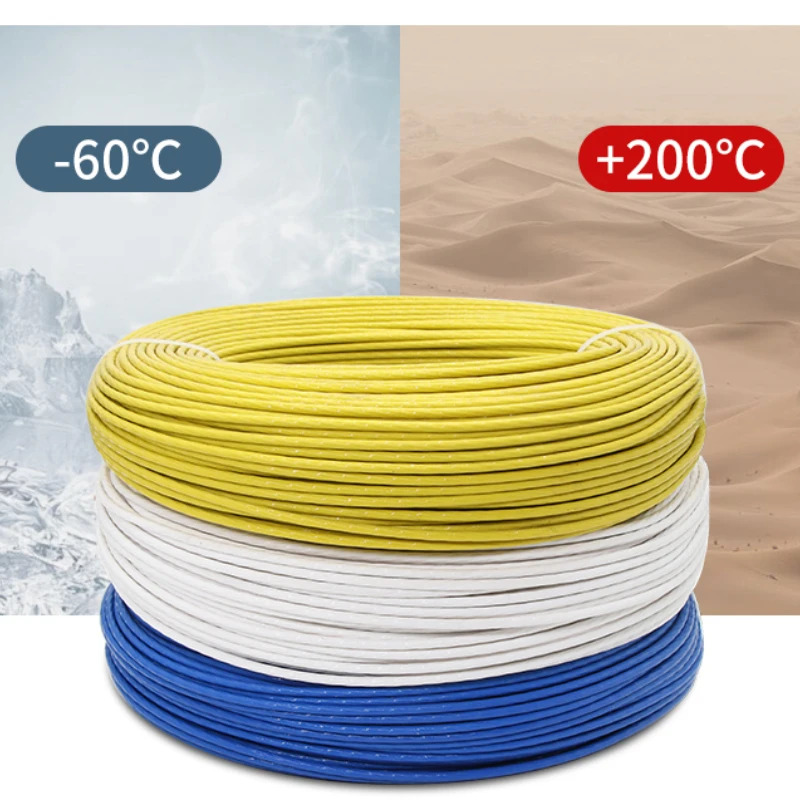 1/5/10m PTFE Verzilverde Draad 30AWG - 20AWG Hoge Zuiverheid OFC Elektronische HiFi Audio luidspreker Hoofdtelefoon DIY Signaal Koperen Kabel