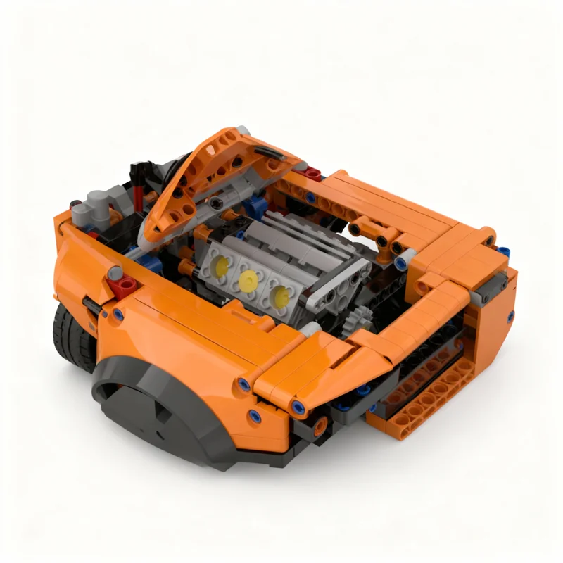 969pcs MOC Technical Vortex Raptor Pickup Model Building Blocks Construction Creative Idea Toy Christmas Gifts DIY Education