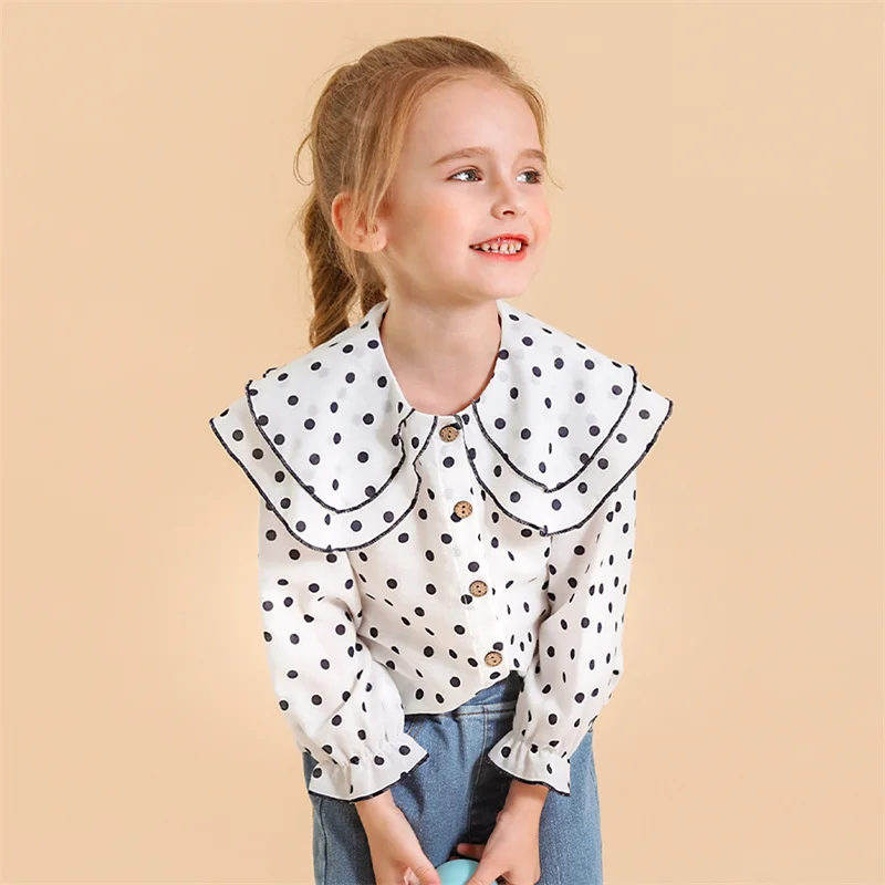 

Girls Baby's Coat Blouse Coat Jacket Outwear 2022 Dots Spring Summer Overcoat Top Cardigan Party Outdoor Beach Children's Clothi