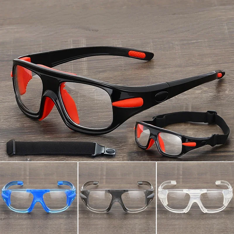 Sports Glasses Protective Eye Safety Goggles Optical Frame Removable Mirror Legs Myopia For Basketball Football Cycling