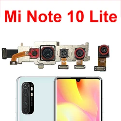 Front & Back Camera Moduel For Xiaomi Mi Note 10 Lite M2002F4LG M1910F4G Small Facing Camera & Main Camera Flex Cable Parts