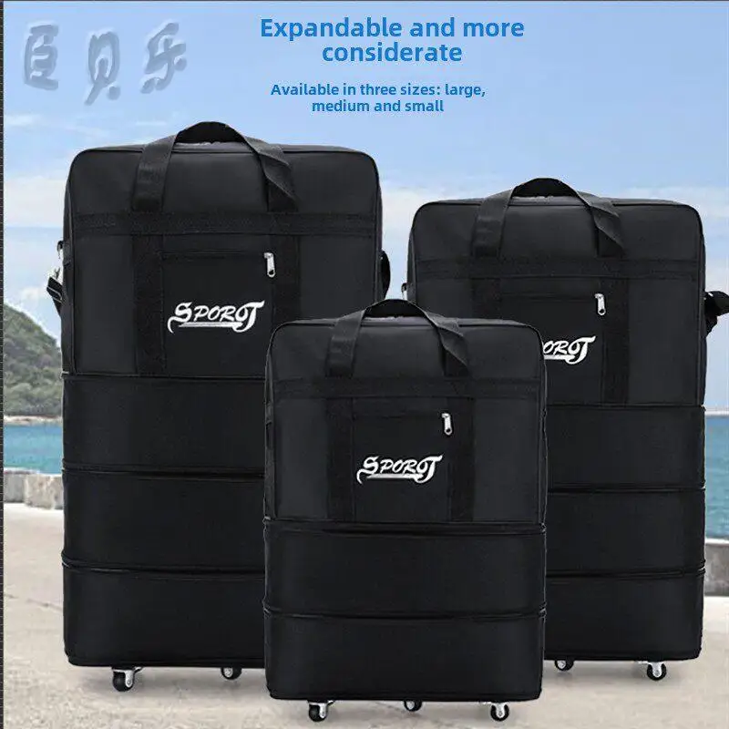 ultra-large-capacity-luggage-bag-with-universal-wheels-for-air-travel-moving-and-studying-abroad-fashionable-soft-bag-for-youth