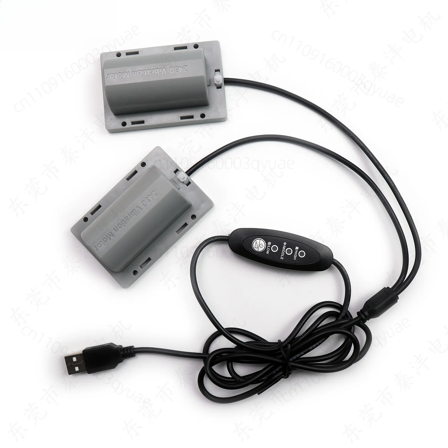 R260‑USB‑2F USB dual vibration motor multi‑mode drive replacement part for massage cushion backrest relaxation massage assembly