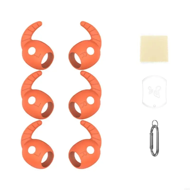 Premium Soft Silicone Ear Tips for Enhancing Comfort and Secure Fit for Sports Activities and Daily Commuting Use 83CE