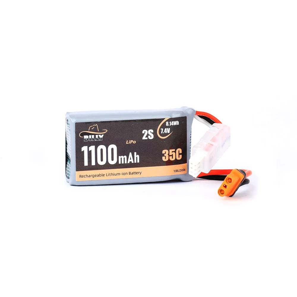 BILLY IC2 plug 1100mAh 7.4V 2S lithium battery remote control model car for MINI LMT UTB18