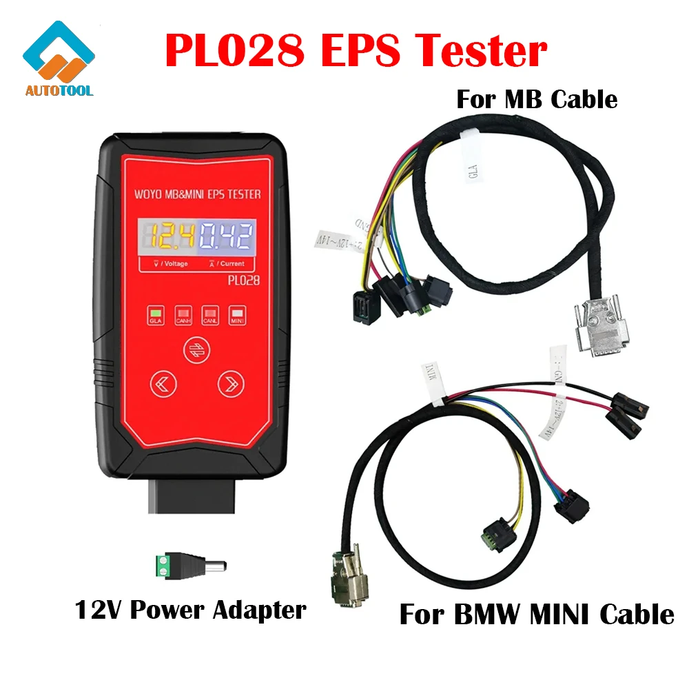 

Steering Wheel EPS Tester WOYO PL028 For Mercedes-Benz for BMW MINI R56 Cooper Benz Coupe Vehicle Simulator Auto Diagnostic Tool