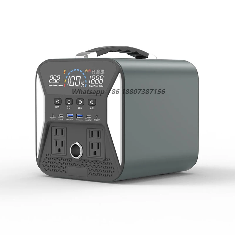 

Outdoor camping home solar energy storage system 300w 500w 1000w portable power station