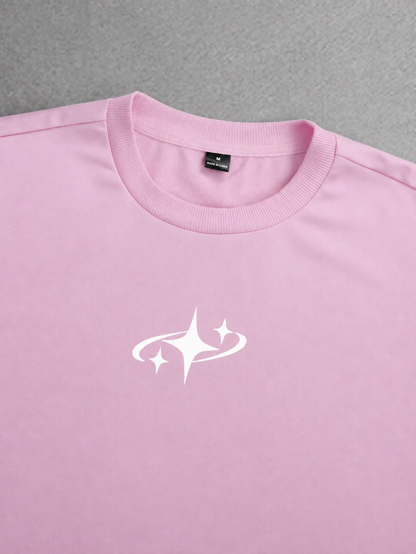 Herren- und Damen-T-Shirt mit Langen Ärmeln, Zweiteiliger Optik, Stern-Logo, Kursivdruck, Mehrlagiger Rundhalsausschnitt, Y2K Hip-Hop Streetwear, Oversized-Top – Detail 21