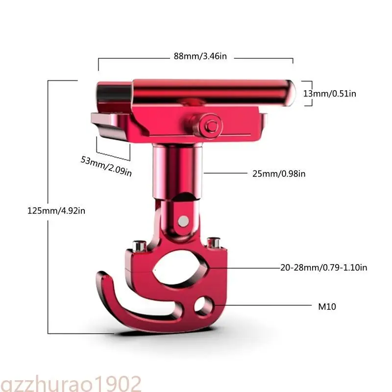 97QB STIND STIONT RUKCER 360 ° Rotatable Aluminium Regulowany uchwyt