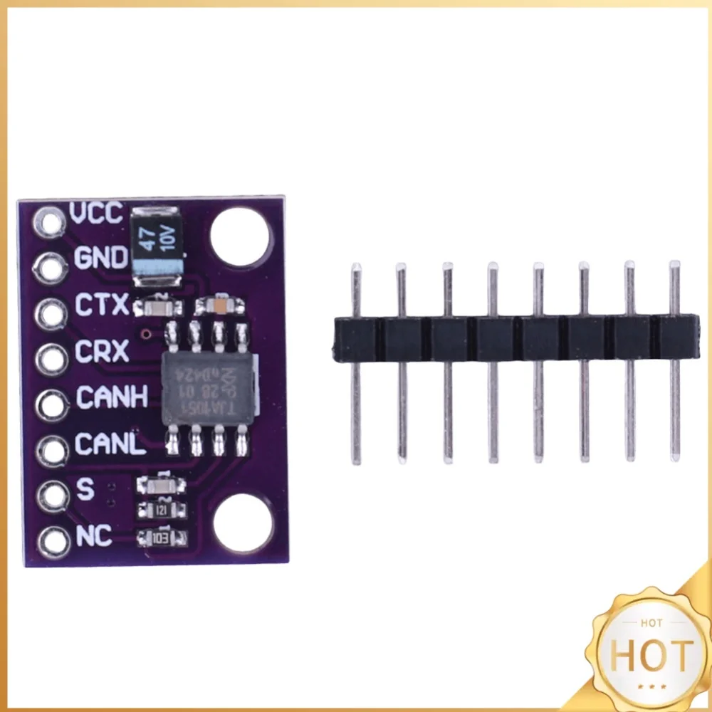 CJMCU-1051 TJA1051 CAN Transceiver Module 1Mbit/s CAN Transceiver Breakout Board Low Power Consumption CAN Network Module