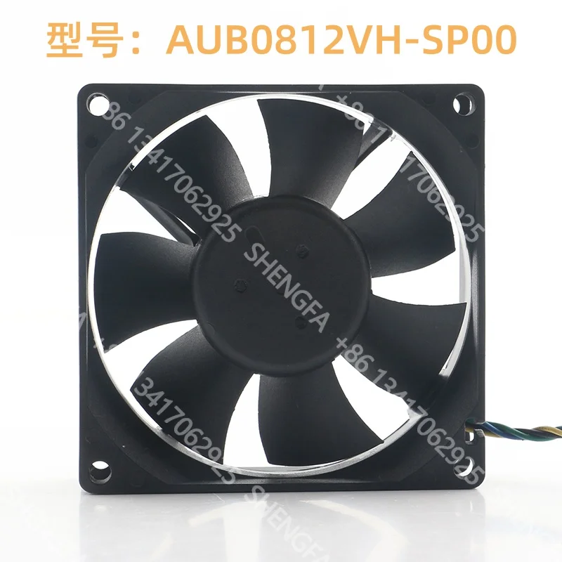 Cooling Fan Delta DC 12V 0.41A AC EC 8025 80X80X25MM 8CM PWM Automatic Speed Control Radiator Inverter AUB0812VH-SP00