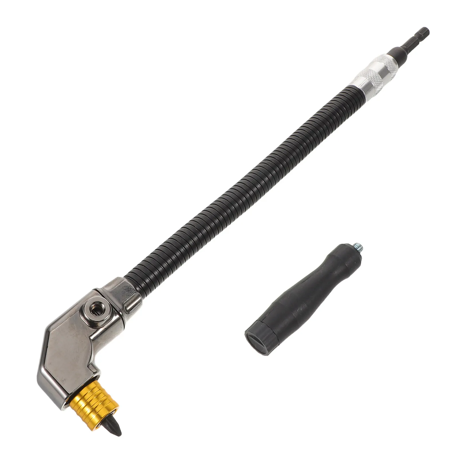 

1Set Electric Drill Corner Adapter 90 Degree Right Angle Drill Chuck Flexible Shaft Extension Rod Woodworking Repair Tool