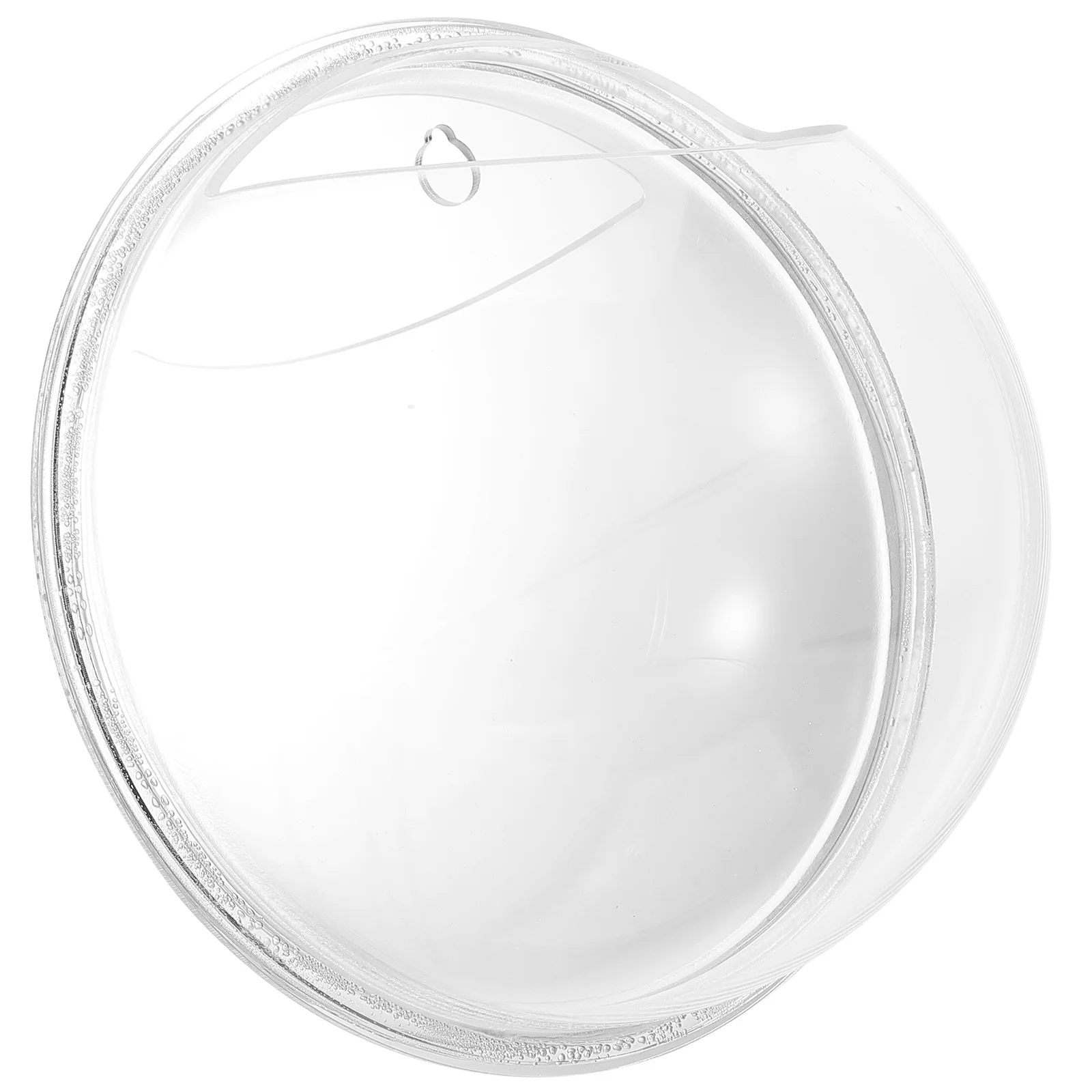 وعاء السمك المثبت على الحائط من الأكريليك الشفاف المستدير لخزان الأسماك حوض السمك الصغير لديكور المنزل وعاء النبات المعلق على الحائط مزهرية لنباتات الأسماك