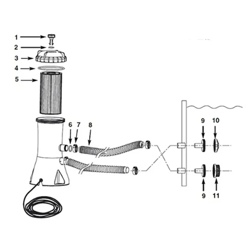 Swimming pool filter pump, filter purification water circulation  purifier inflatable  accessories 28604