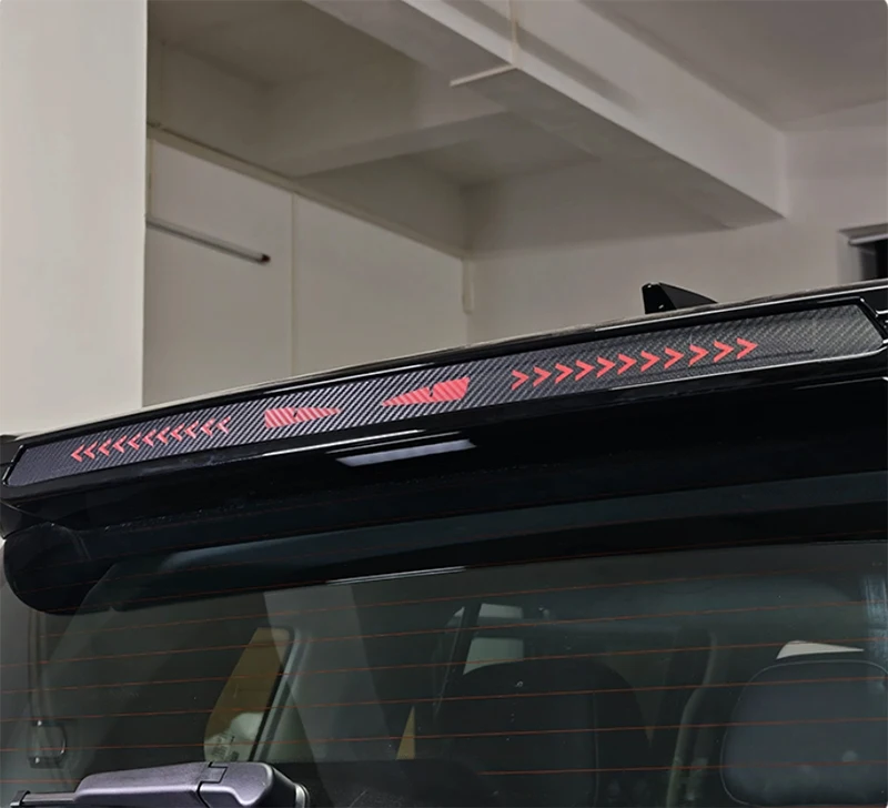 Car High Mounted Brake Light Sticker Fit for Jetour Shanhai T1 2024 Modified Transparent Taillight Sticker Decorative Accessorie