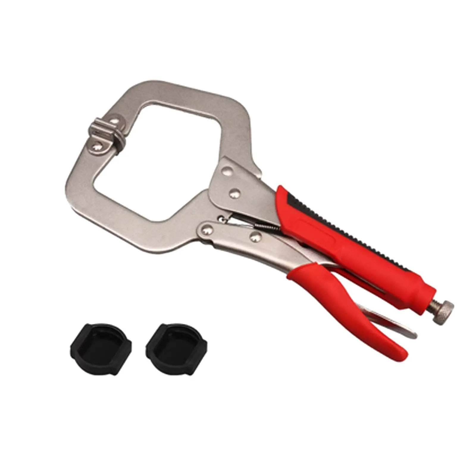 

11 Inch C-Type Woodworking Pliers, Multi-functional Universal Flat Head Flat Mouth Cabinet Quick Clamp Fixing Tool