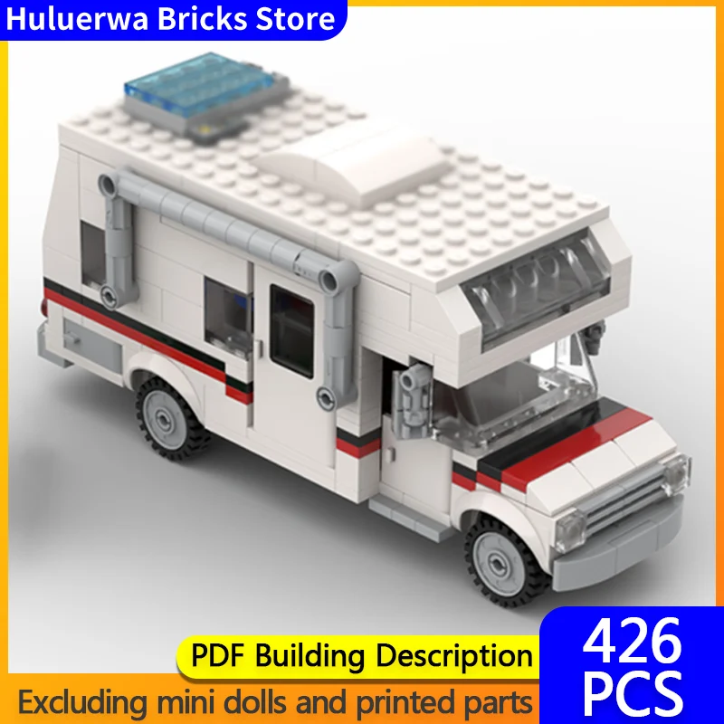 

Модель скоростного гоночного автомобиля MOC, строительные кирпичи, ретро-кемпфинг, автомобиль, модульная технология, детские праздничные подарки, сборные игрушки, костюм