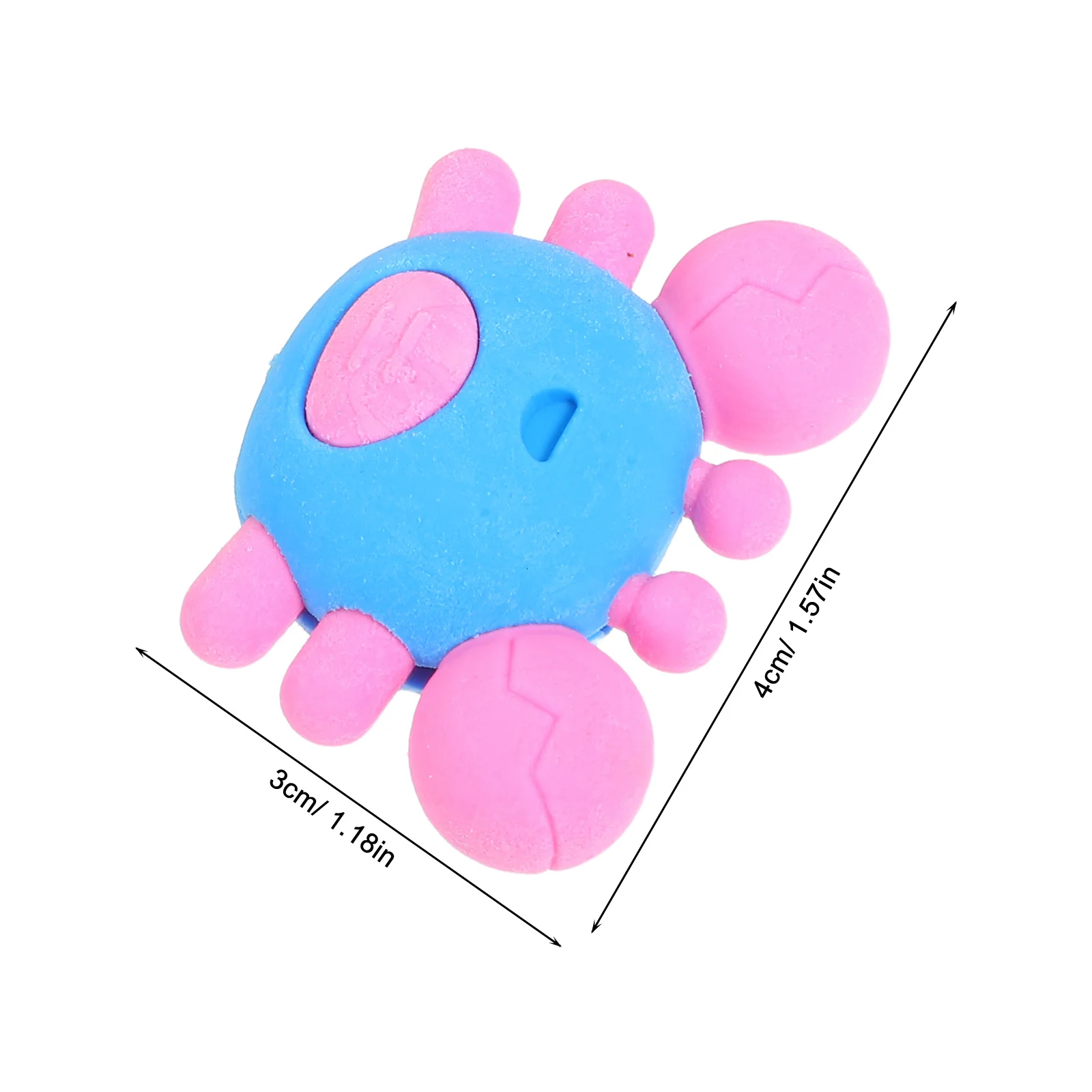 20 قطعة محايات بلاستيكية للأطفال تصميم حيوانات كرتونية للمدرسة والمكتب قطع فنية محايات صغيرة للوازم المدرسية #3