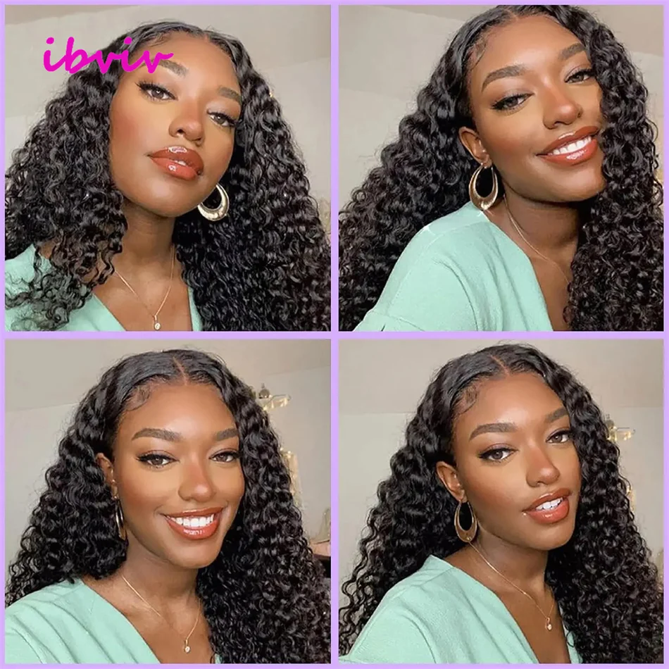 حزم الشعر البشري المجعد العميق 30 32 بوصة ريمي غير المجهزة الخام عذراء 100% شعر الإنسان موجة المياه ملحقات 1/3 صفقة حزم