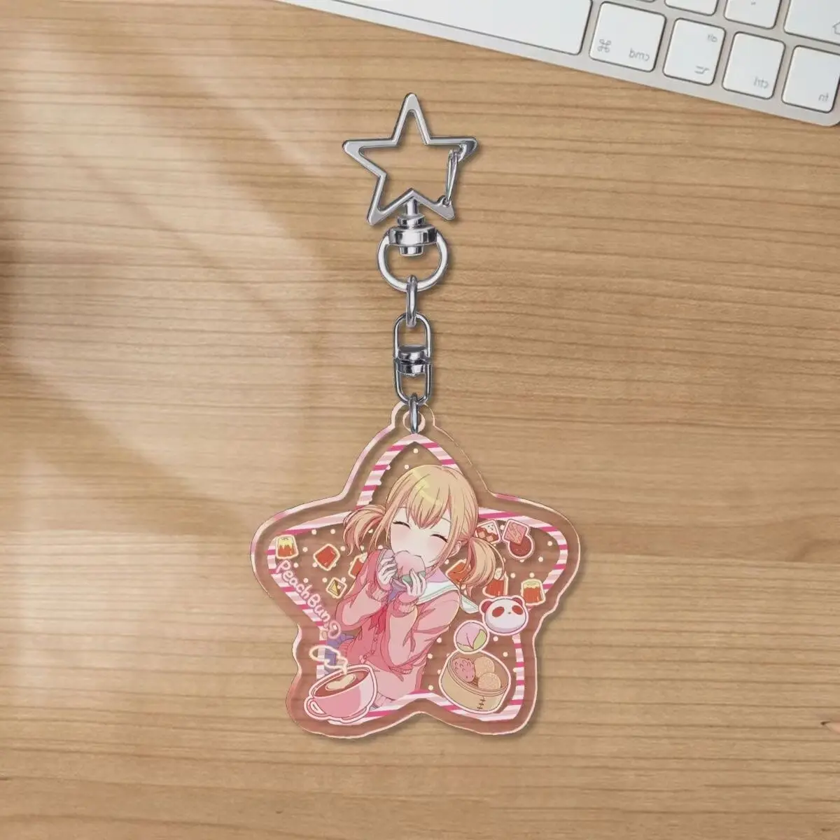 أنيمي مشروع Sekai المفاتيح الكرتون Yoisaki Kanade Akiyama Mizuki Kamishiro Rui الاكريليك قلادة كيرينغ مجوهرات اكسسوارات