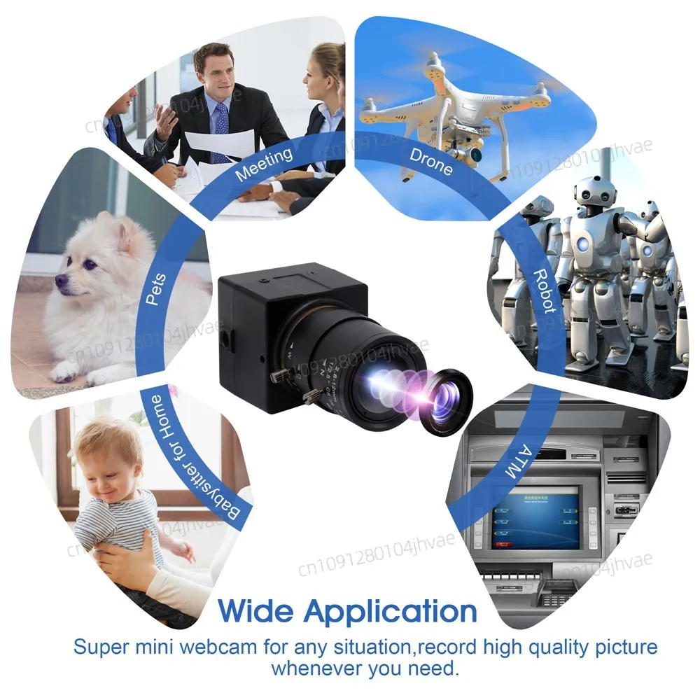 Kamera internetowa ELP 4K IMX415 Bezpłatny sterownik Obiektyw zmiennoogniskowy 2,8–12 mm Ręczne ustawianie ostrości Zoom optyczny Kamera USB 30 klatek na sekundę