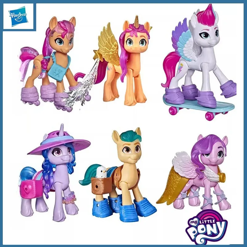 

Hasbro Original Genuine My Little Pony Crystal Exploration Series Action Figure Toys for Boys Girls Gift Collectible Ornaments