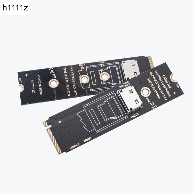 

NEW M.2 NVME to Oculink Female Dock SFF-8612 Adapter PCI-E X4 Converter Card Supports PCIE3.0 4.0 for 2.5" NVME U.2 SFF 8639 SSD