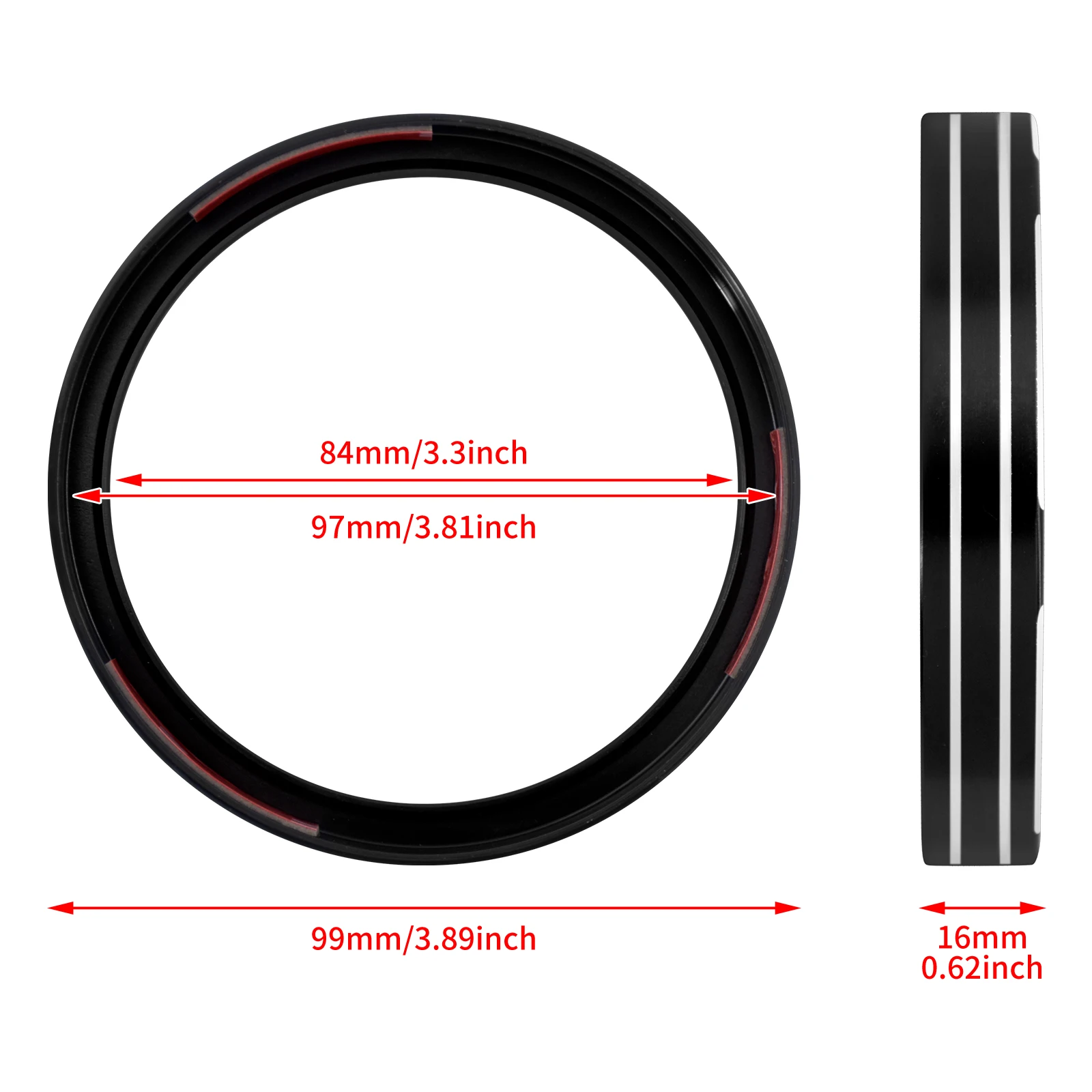 Motorcycle Speedometer Trim Bezel Trim Ring Aluminum For Harley For Sportster XL883 1200 XR Iron For Dyna For Street Bob