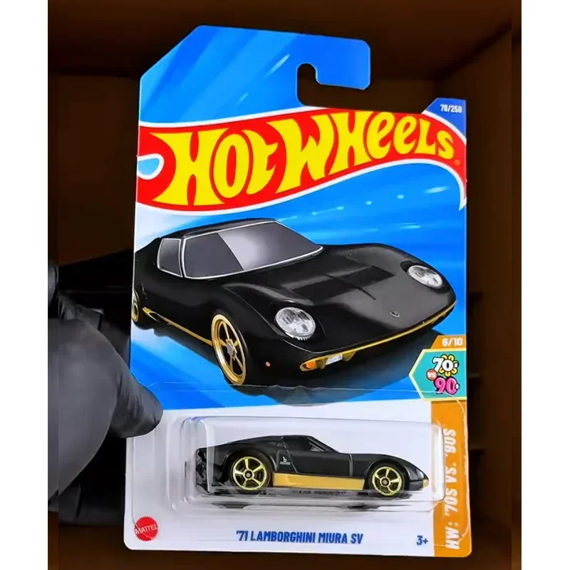 2025J Original Hot Wheels voiture Porsche 911 Ferrari SF90 benz Lamborghini moulé sous pression 1/64 alliage modèle véhicule jouets pour garçons présent