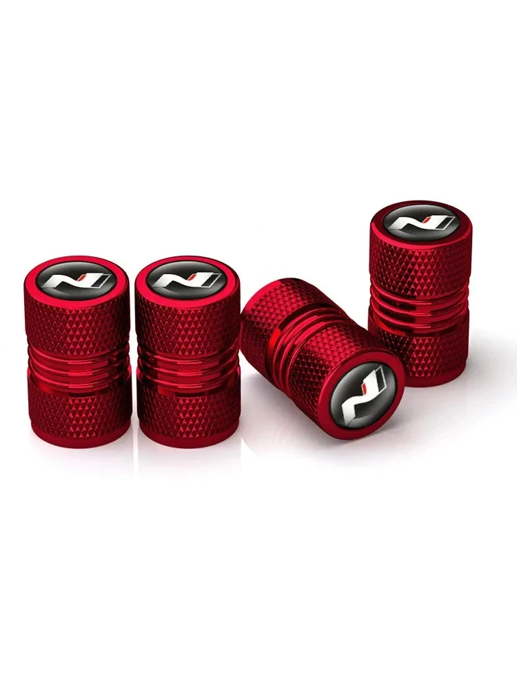 Bouchons de tige de Valve de pneu de roue de voiture, couvercle hermétique pour Hyundai N i20 i30 Sonata Tucson Azera Elantra Veloster, accessoires automobiles 4 pièces