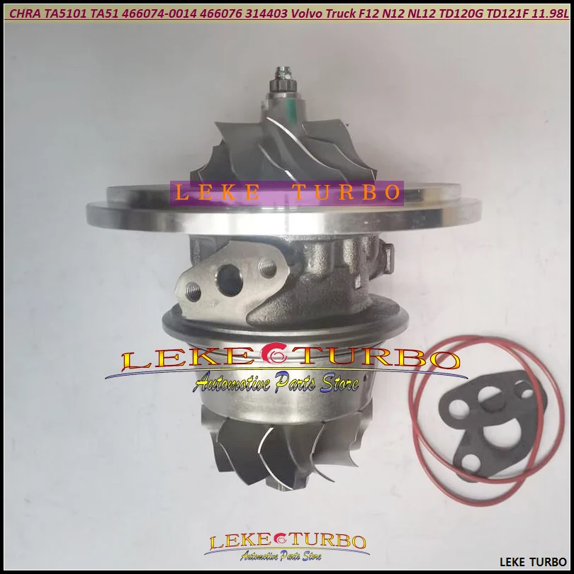 WW TURBO Cartridge Core CHRA TA5101 TA51 466074 466074-0014 466074-0019 466076-0014 For Volvo Truck F12 N12 NL12 TD120G TD121F - view 6