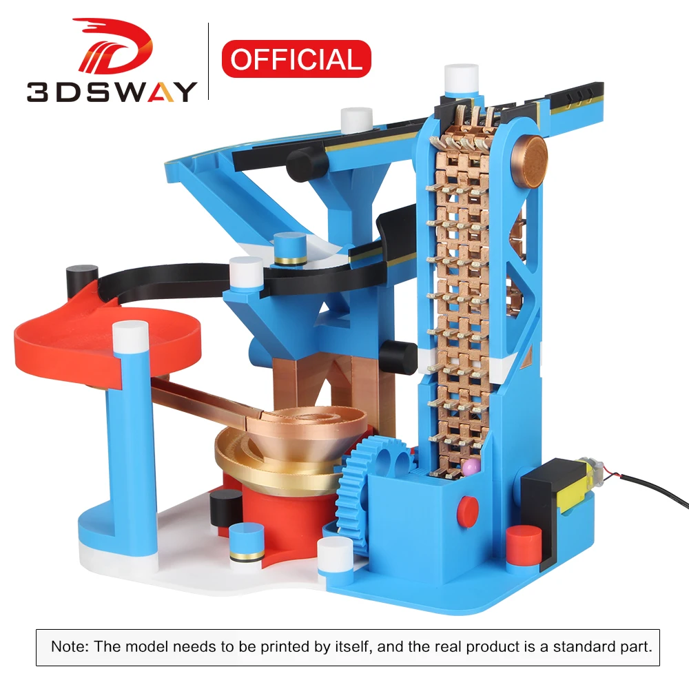 3DSWAY For Bambu Labs Marble Run Components Kit MH003 Maker's Supply Model Hardware Bambulab 3d printing creative models